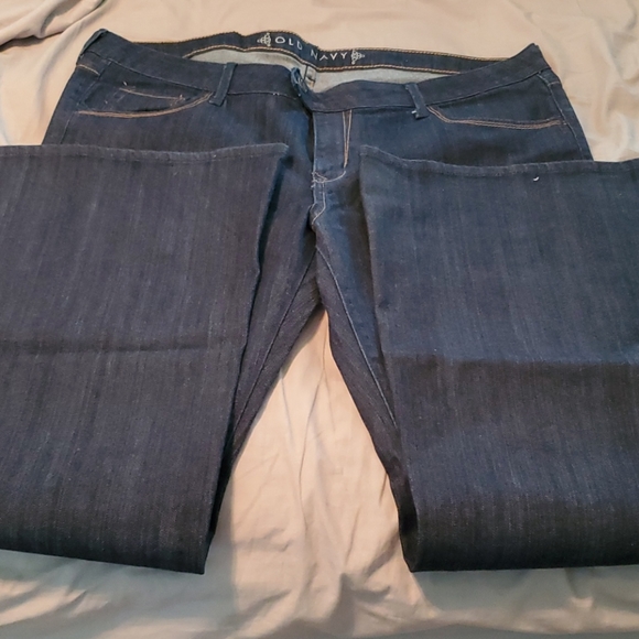 NWOT Old Navy Boot Cut Dark Wash Jeans- Size 16 - Picture 4 of 9